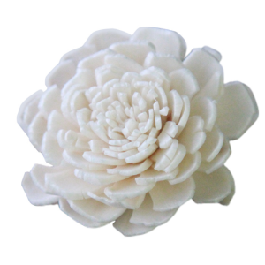 White Sola Wood Flowers | Flower Head 5 CM